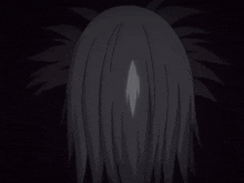 a close up of a person 's head with a white light shining through the hair