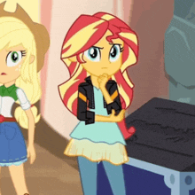 Sunset Shimmer Confused GIF