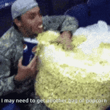 I May Need To Get Another Bag Of Popcorn GIF - I May Need To Get Another Bag Of Popcorn Popcorn GIFs