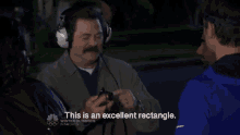 Ron Swanson This Is An Excellent Rectangle GIF - Ron Swanson This Is An Excellent Rectangle GIFs