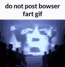 Bowser Fart Do Not Post GIF