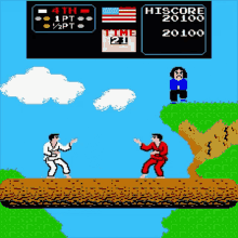 Ruben Karate Fight GIF