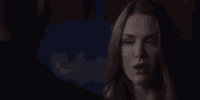 a woman is smiling and saying `` i don 't know '' .