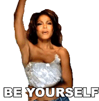 Be Yourself Janet Jackson Sticker - Be Yourself Janet Jackson All For You Song Stickers