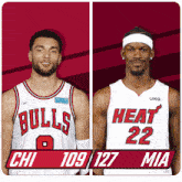 Chicago Bulls (109) Vs. Miami Heat (127) Post Game GIF