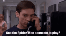 Spider Man Play GIF - Spider Man Play Come Out To Play GIFs