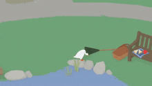 Rake In The Lake Untitled Goose Game GIF