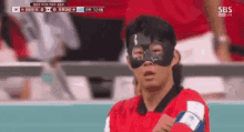 son heung min masked sonny tottenham south korea football meme