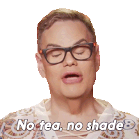 No Tea No Shade Darienne Lake Sticker - No Tea No Shade Darienne Lake Rupaul’s Drag Race All Stars Stickers