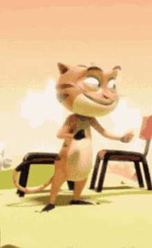 Mr Cat Mr Chat GIF - Mr Cat Mr Chat Kaeloo GIFs