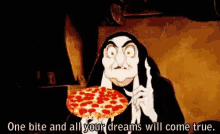 Pizza One Bite GIF - Pizza One Bite Dreams Come True GIFs