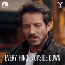everything is upside down ian bohen ryan yellowstone everythings a mess