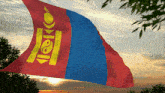 Mongolia Mongolian Flag GIF - Mongolia Mongolian Flag Flag Of Mongolia GIFs