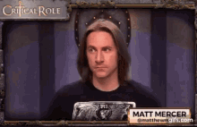 matt mercer is featured on the critical role video