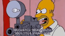 Smart Ass GIF - Smart Ass The Simpsons GIFs