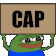 Cap Frog Sticker