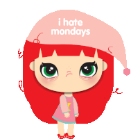 Mondays I Hate Mondays Sticker - Mondays I Hate Mondays Cute Stickers