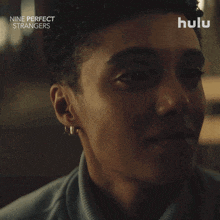 a woman says " i 'm staying " in a hulu advertisement