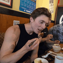 Eating Brandon William GIF - Eating Brandon William Dining GIFs