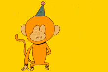 Happy Birthday Monkey GIF - Happy Birthday Monkey Flowers GIFs