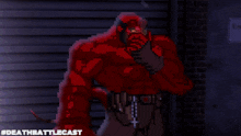 a screenshot of a video game with the hashtag deathbattlecast