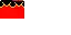 a red box with a black and gold border on a white background .