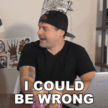 I Could Be Wrong Jared Dines GIF - I Could Be Wrong Jared Dines The Dickeydines Show GIFs
