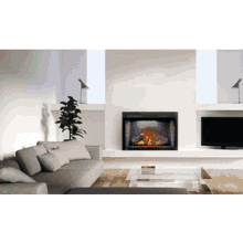 Heating Cooling Service Electric Fireplace GIF - Heating Cooling Service Electric Fireplace GIFs
