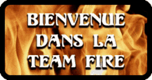 Bienvenue Dans La Team Fire Burning GIF
