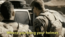 Where You Hang Your Helmet That'S Home Seal Team GIF - Where You Hang Your Helmet That'S Home Seal Team Jason Hayes GIFs