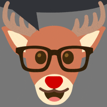 Silly Nerd Deer GIF - Silly Nerd Deer GIFs