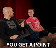 You Get A Point Rules Of The Game GIF - You Get A Point Rules Of The Game Fraser And Becky GIFs