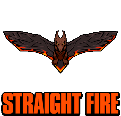 Straight Fire Rodan Sticker - Straight Fire Rodan Kaiju Stickers