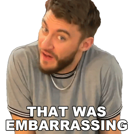 That Was Embarrassing Casey Frey Sticker - That Was Embarrassing Casey Frey Its So Awkward Stickers