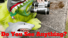 Shark Puppet Do You See Anything GIF - Shark Puppet Do You See Anything You See Anything GIFs