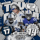 Indianapolis Colts (14) Vs. Houston Texans (17) Third Quarter GIF - Nfl National Football League Football League GIFs