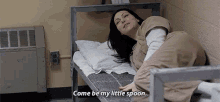 Cuddle GIF - Come Be My Little Spoon Alex GIFs