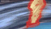 a cartoon of a sword with the words nbds sama at the bottom