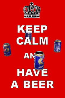 Have A Beer Keep Calm Poster GIF - Have A Beer Keep Calm Poster Lager GIFs