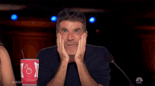 Scared Simon Cowell GIF - Scared Simon Cowell Americas Got Talent GIFs