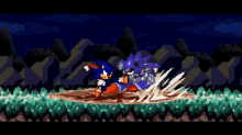 Shadic The Hedgehog Super Sonic GIF - Shadic The Hedgehog Super Sonic Shadow Vs Metallix GIFs