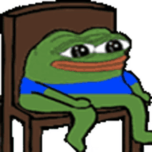 Pepe The Frog Sitting Chillin GIF - Pepe The Frog Sitting Chillin Relaxing GIFs