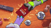 a person is holding a card that says exploring kittens 2 on it