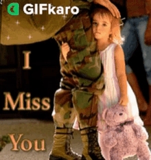 I Miss You Gifkaro GIF