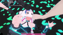 a screenshot of a video game shows a woman being punched