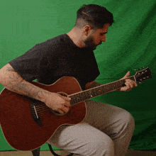 Playing The Guitar Rudy Ayoub GIF - Playing The Guitar Rudy Ayoub Plucking The Strings GIFs