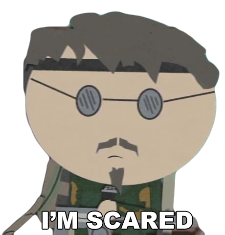 Im Scared Ned Gerblansky Sticker - Im Scared Ned Gerblansky South Park Stickers