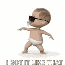 Baby Surfing Baby GIF