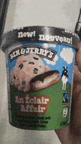 Ben And Jerrys An Eclair Affair GIF - Ben And Jerrys An Eclair Affair Ice Cream GIFs