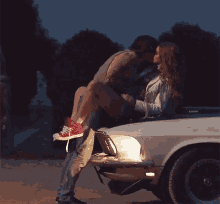 Car Kissing GIF